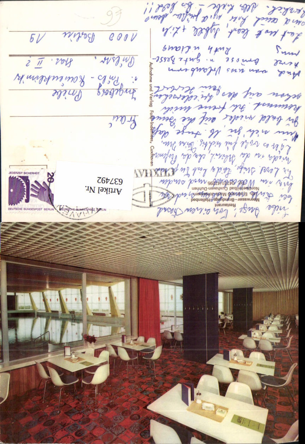 637492,Cuxhaven Duhnen Restaurant Meerwasser