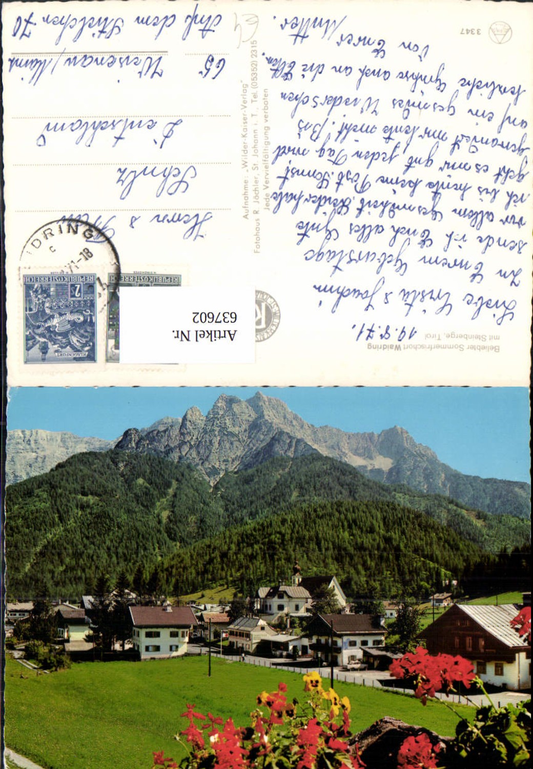 Alte Ansichtskarte – Old Postcard