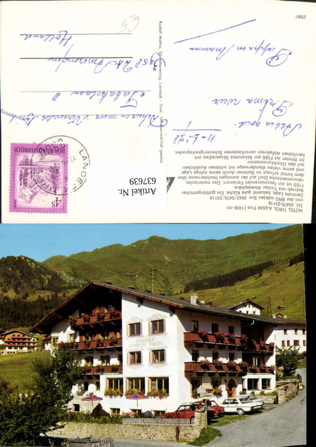 Alte Ansichtskarte – Old Postcard
