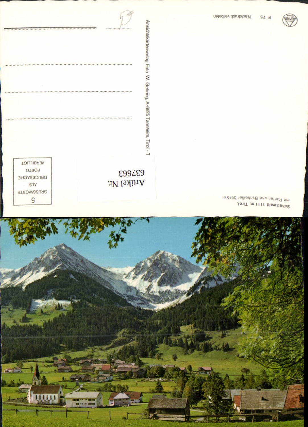 Alte Ansichtskarte – Old Postcard