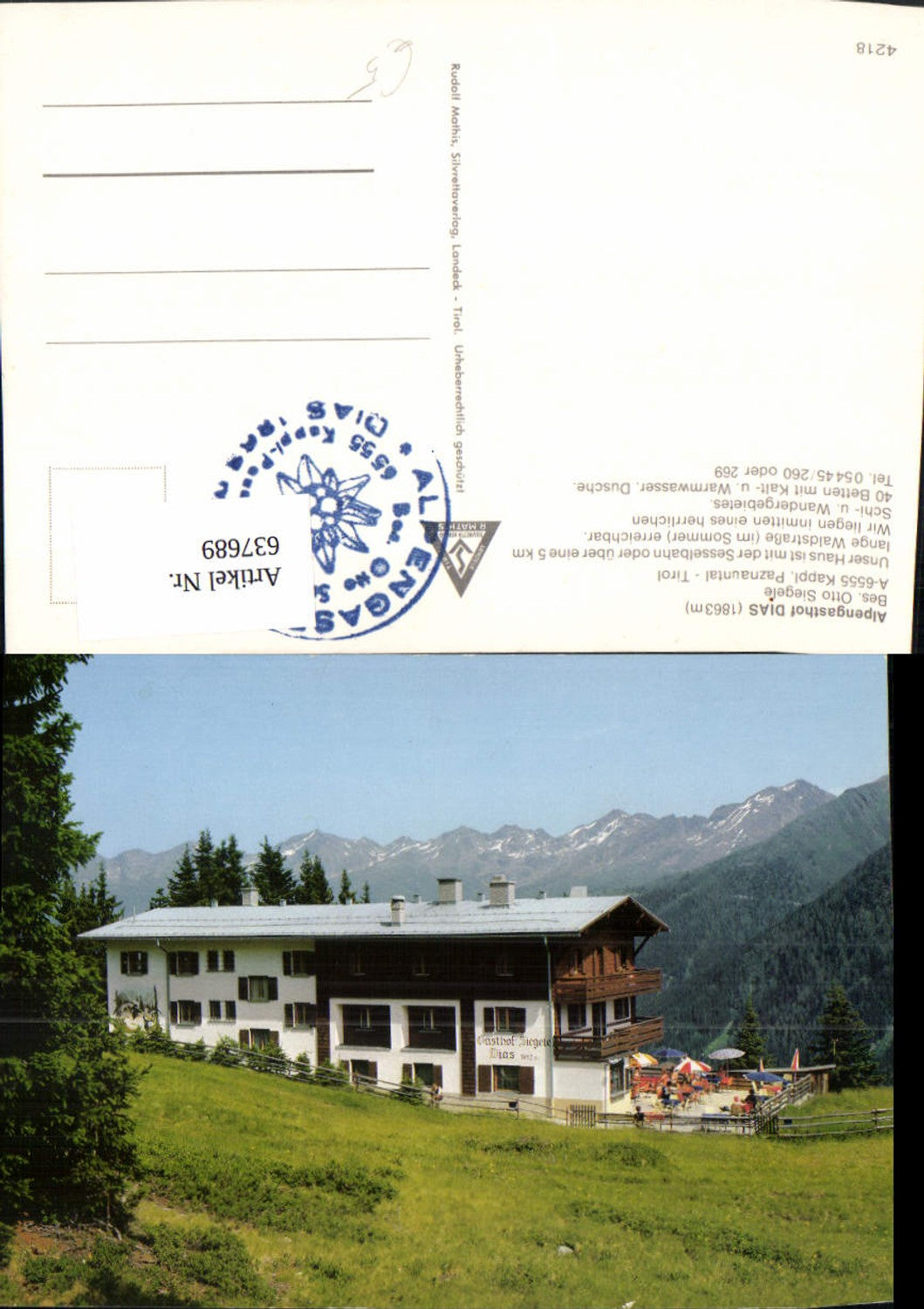 Alte Ansichtskarte – Old Postcard