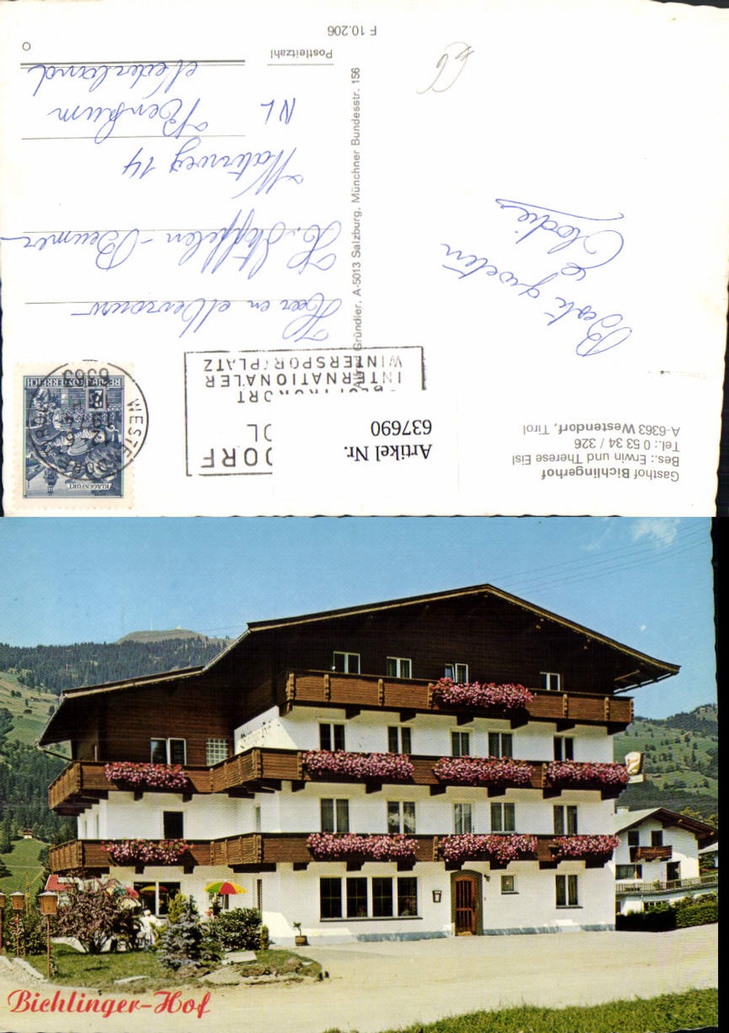 Alte Ansichtskarte – Old Postcard