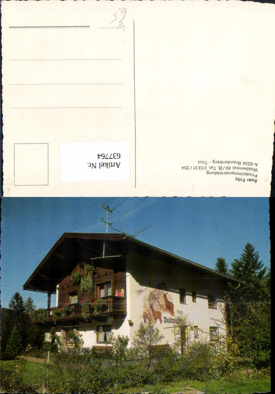 Alte Ansichtskarte – Old Postcard
