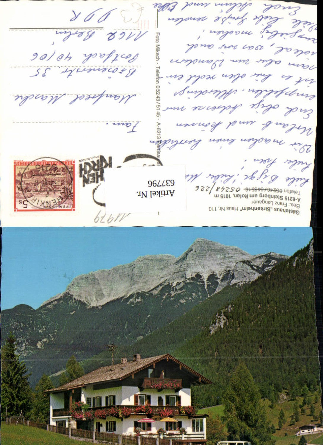 Alte Ansichtskarte – Old Postcard