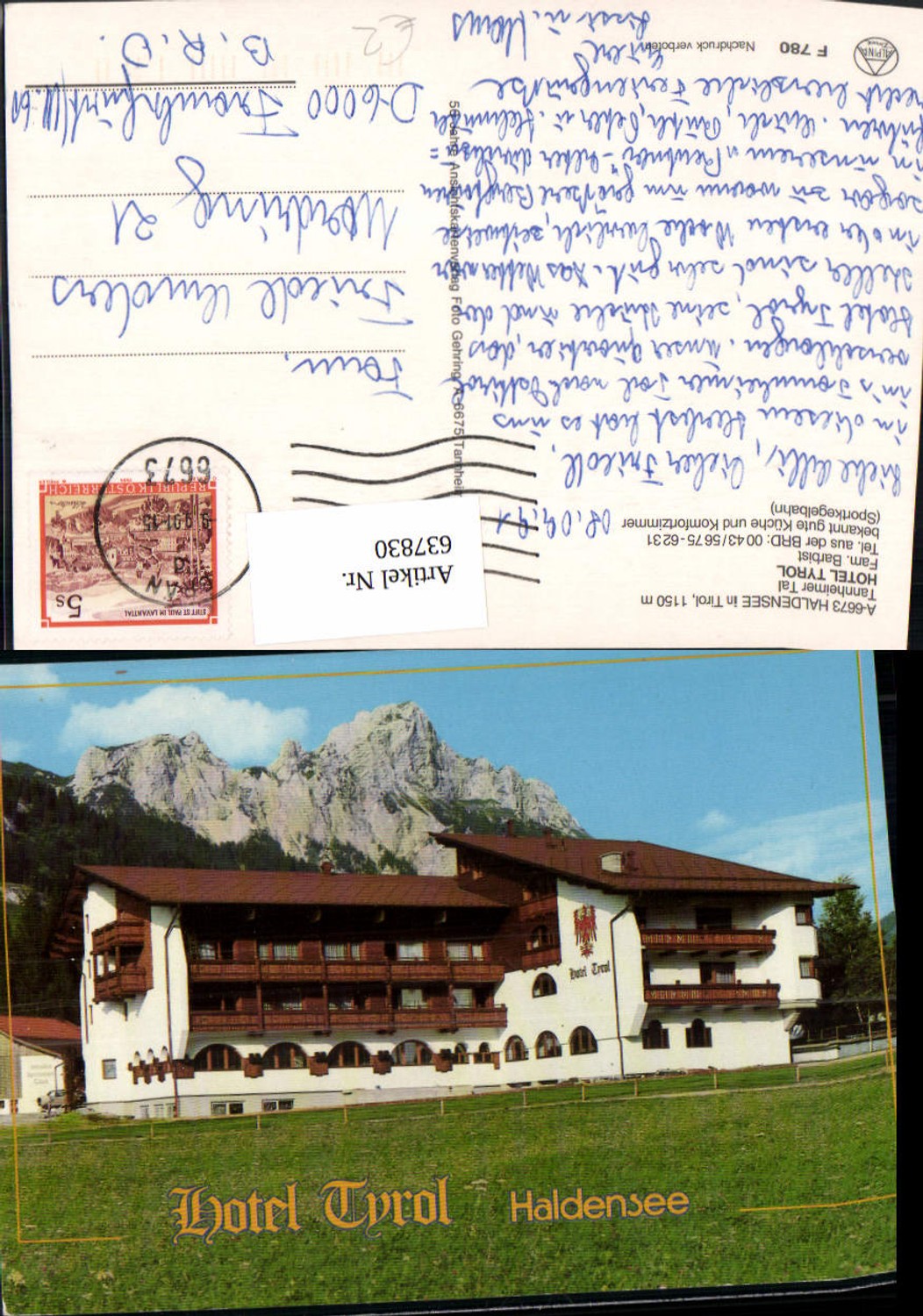 Alte Ansichtskarte – Old Postcard
