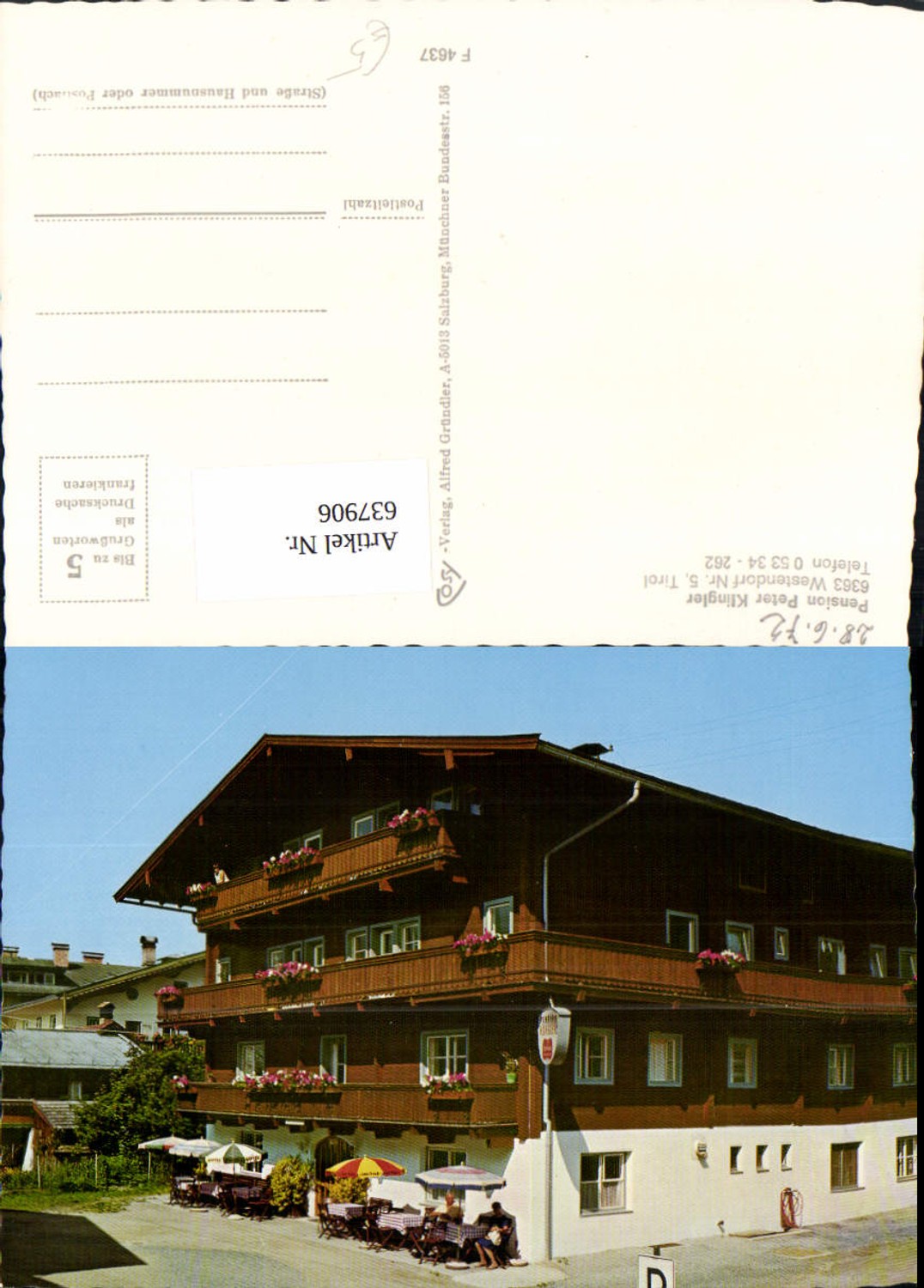 Alte Ansichtskarte – Old Postcard
