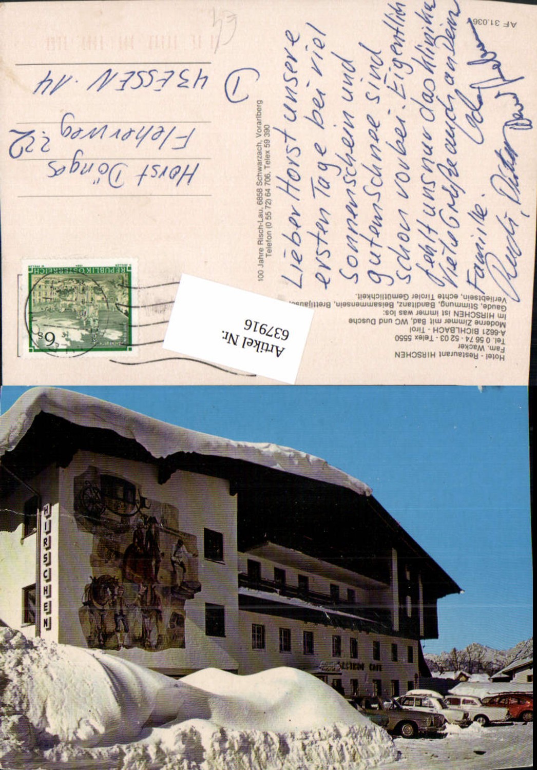 Alte Ansichtskarte – Old Postcard