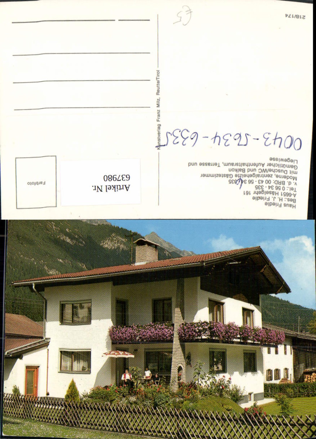 Alte Ansichtskarte – Old Postcard