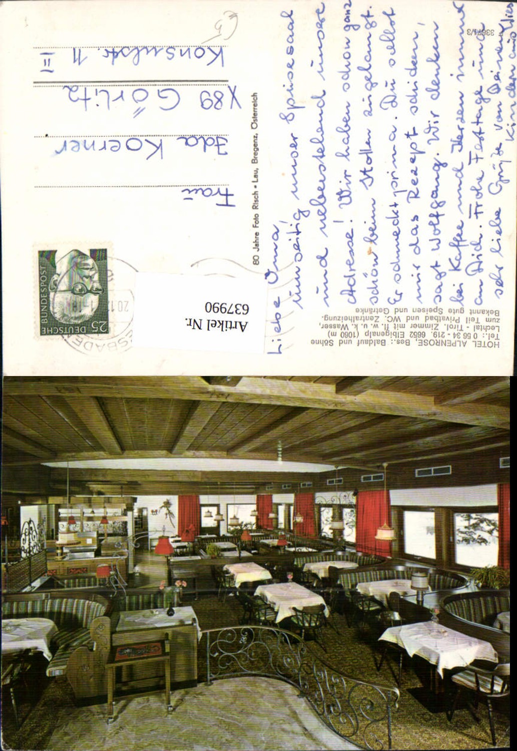 Alte Ansichtskarte – Old Postcard