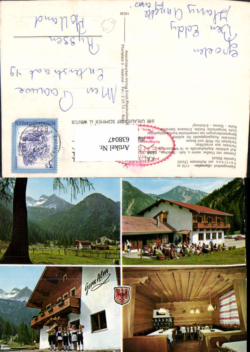 Alte Ansichtskarte – Old Postcard