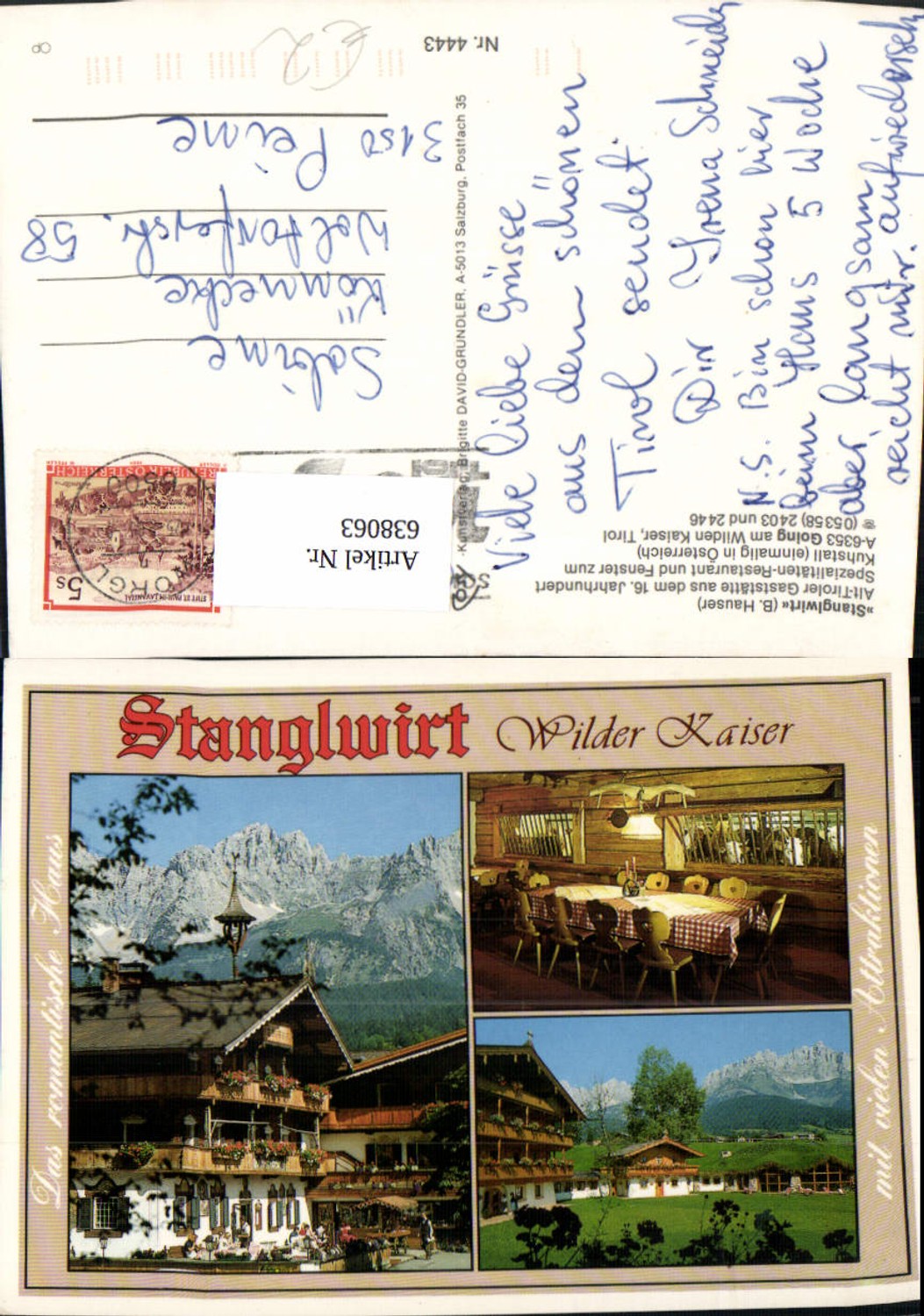 Alte Ansichtskarte – Old Postcard