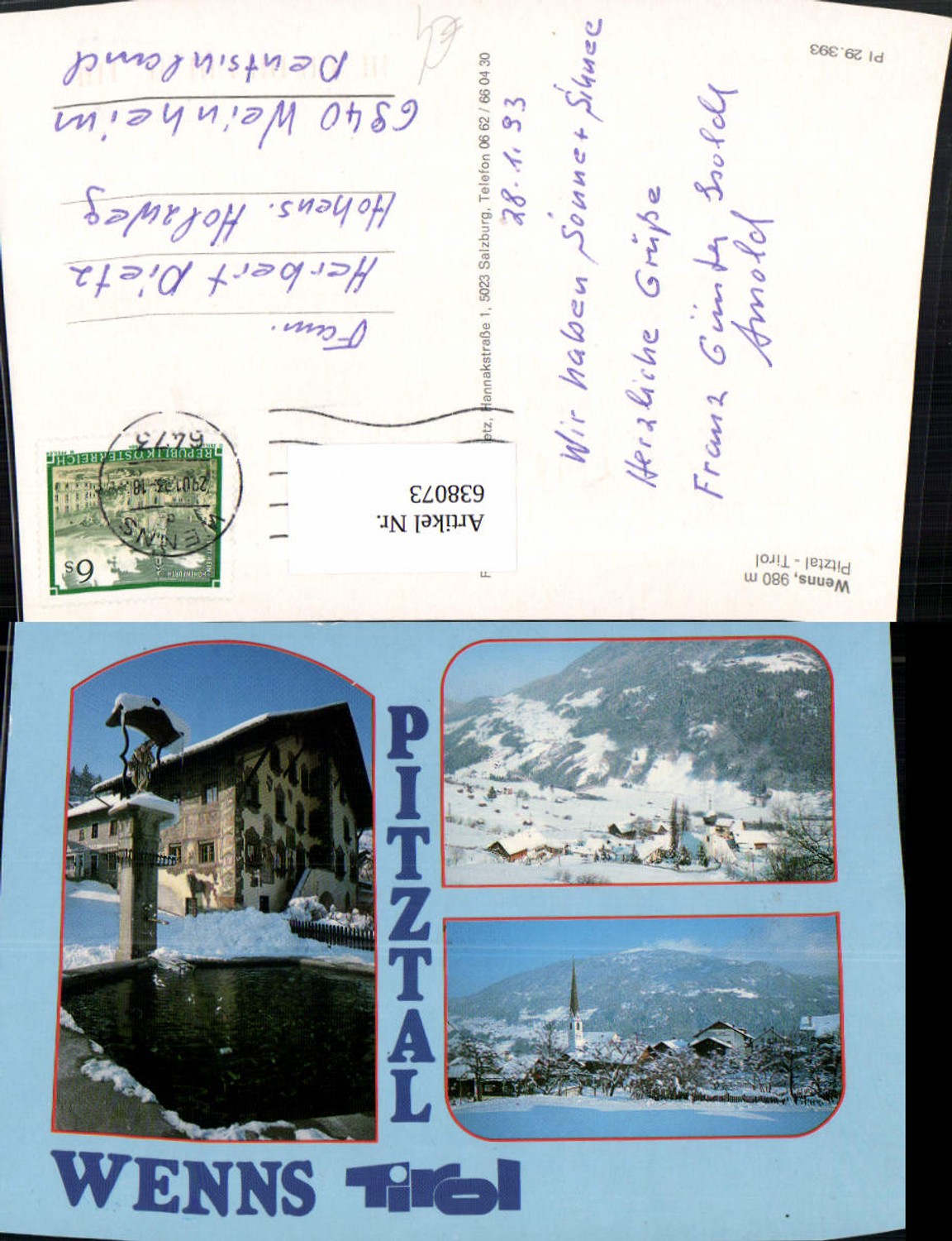 Alte Ansichtskarte – Old Postcard