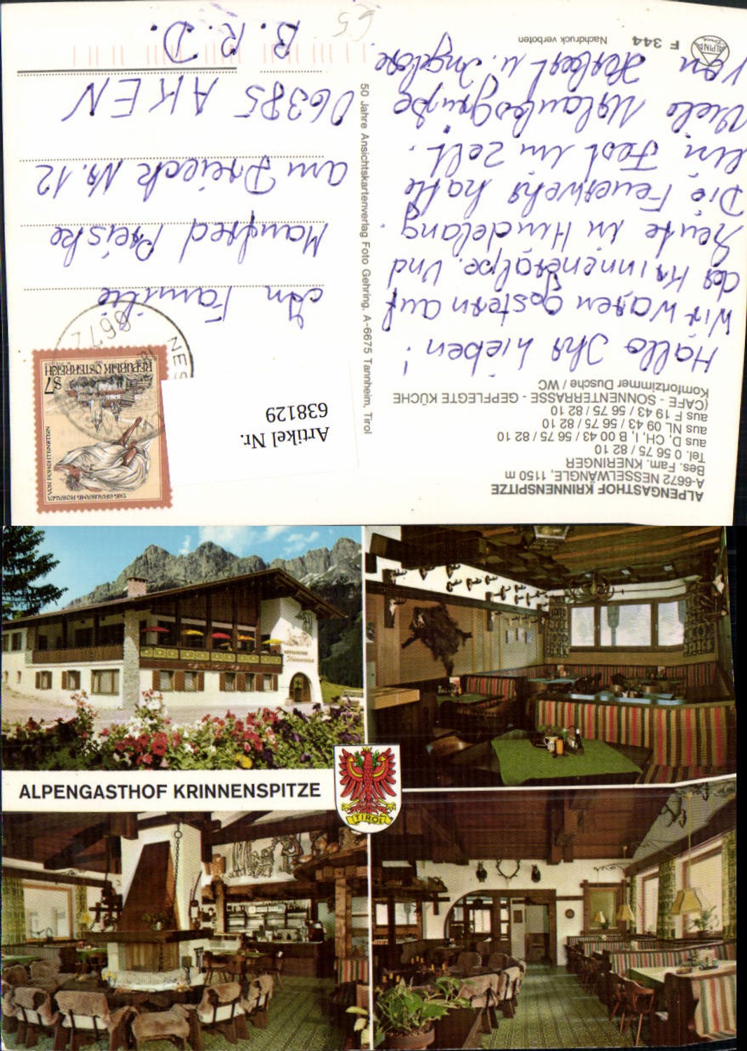 Alte Ansichtskarte – Old Postcard
