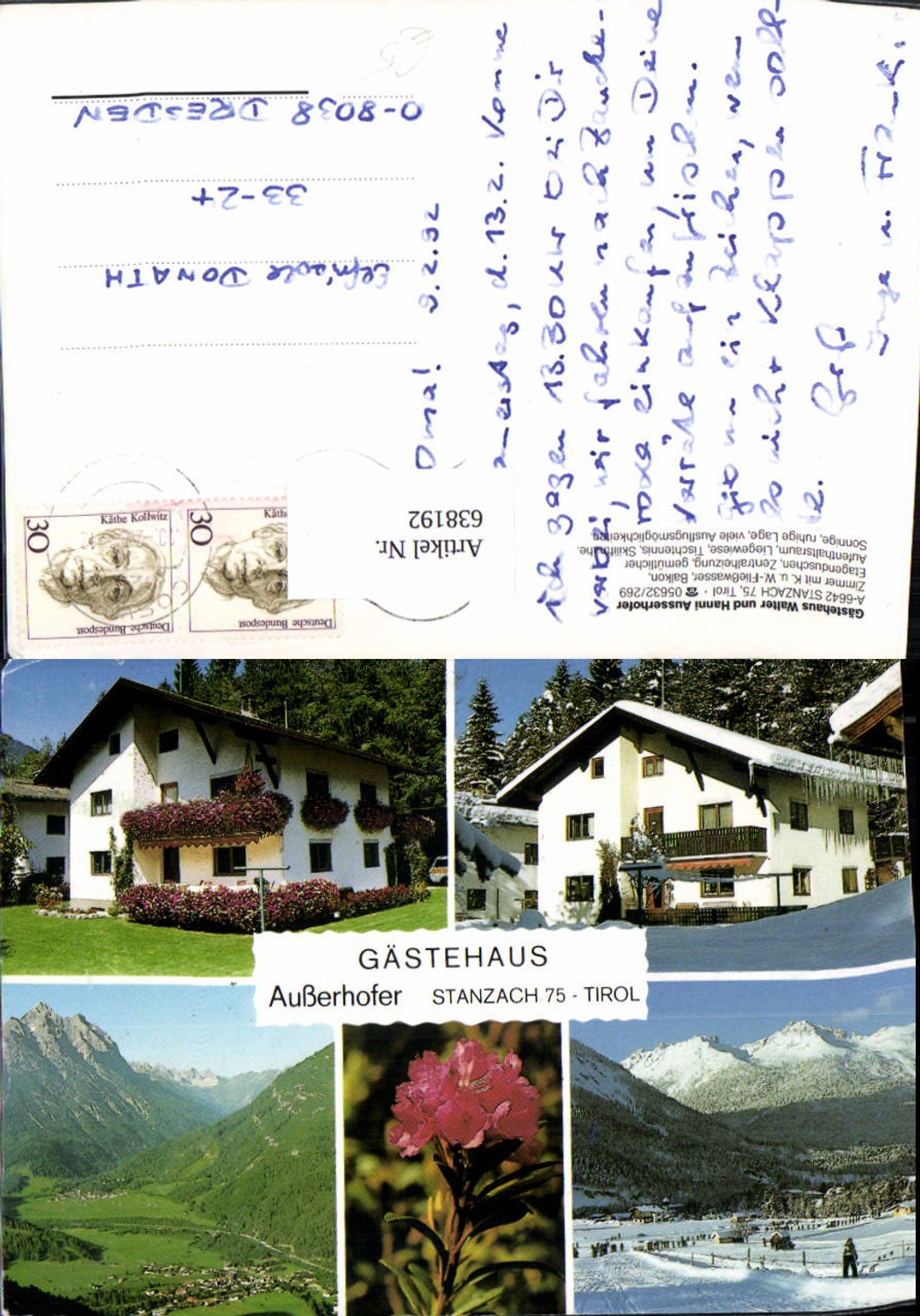 Alte Ansichtskarte – Old Postcard