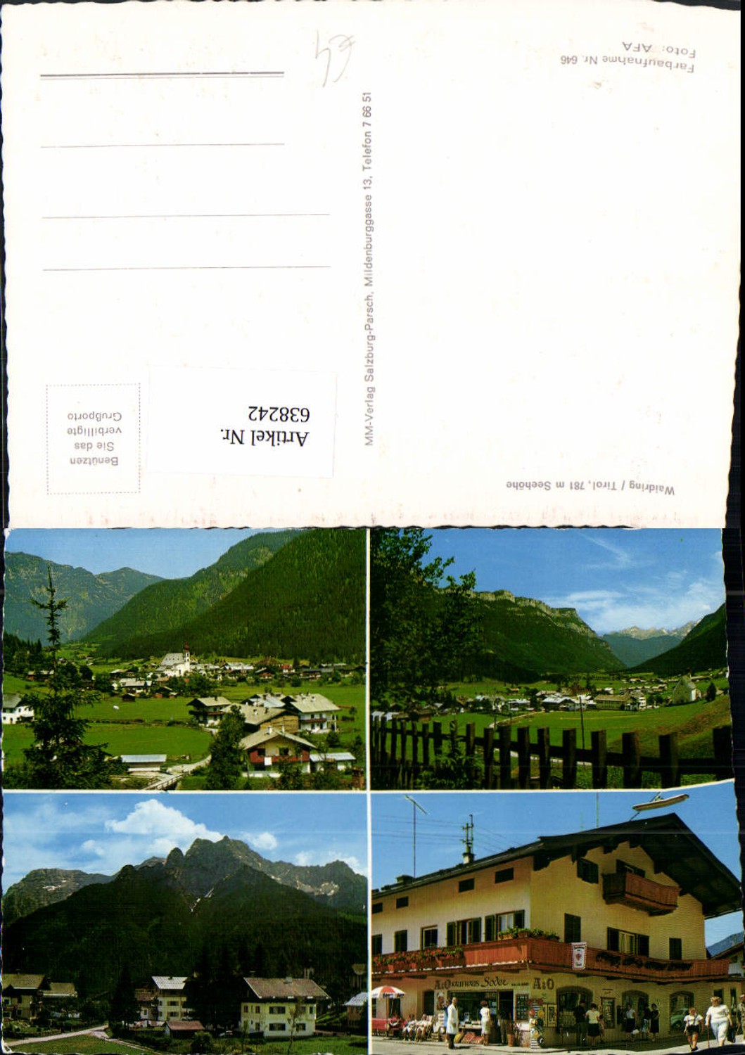 Alte Ansichtskarte – Old Postcard