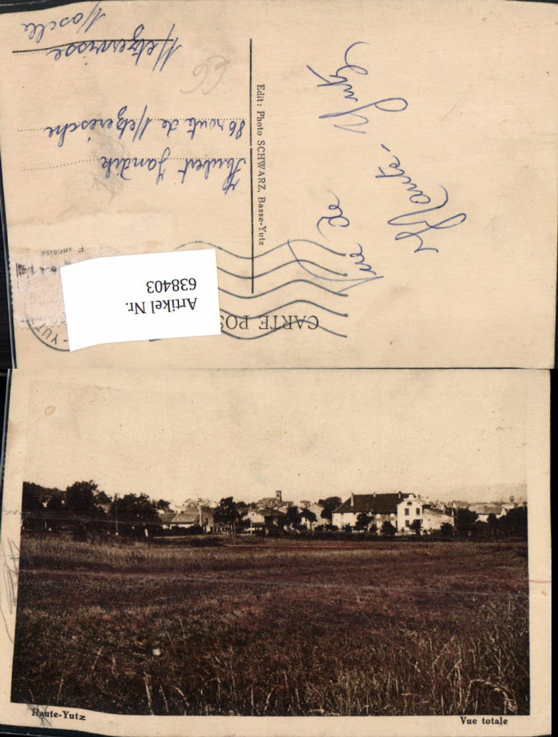 Alte Ansichtskarte – Old Postcard