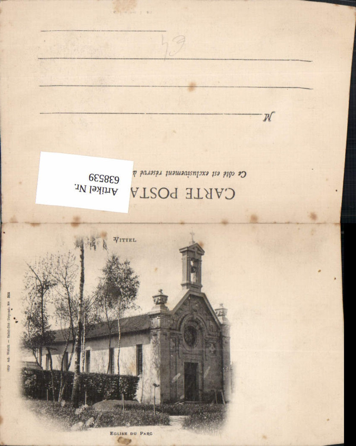 Alte Ansichtskarte – Old Postcard