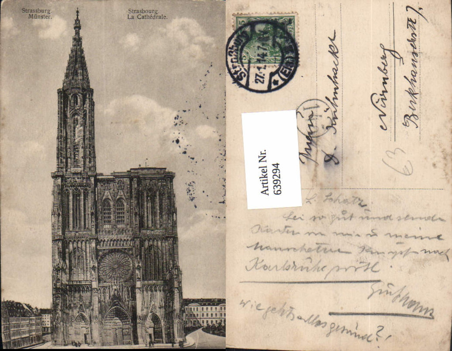 Alte Ansichtskarte – Old Postcard