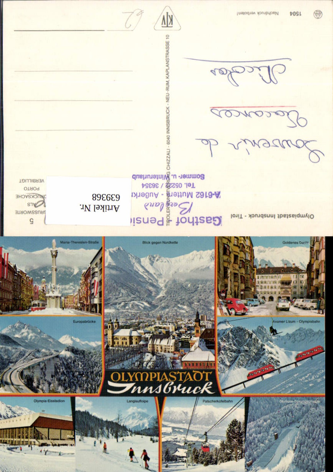 Alte Ansichtskarte – Old Postcard