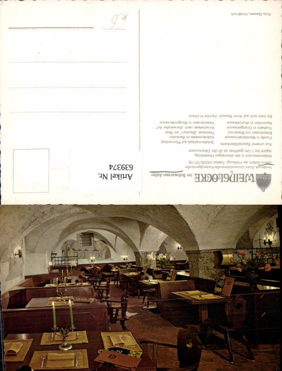 Alte Ansichtskarte – Old Postcard