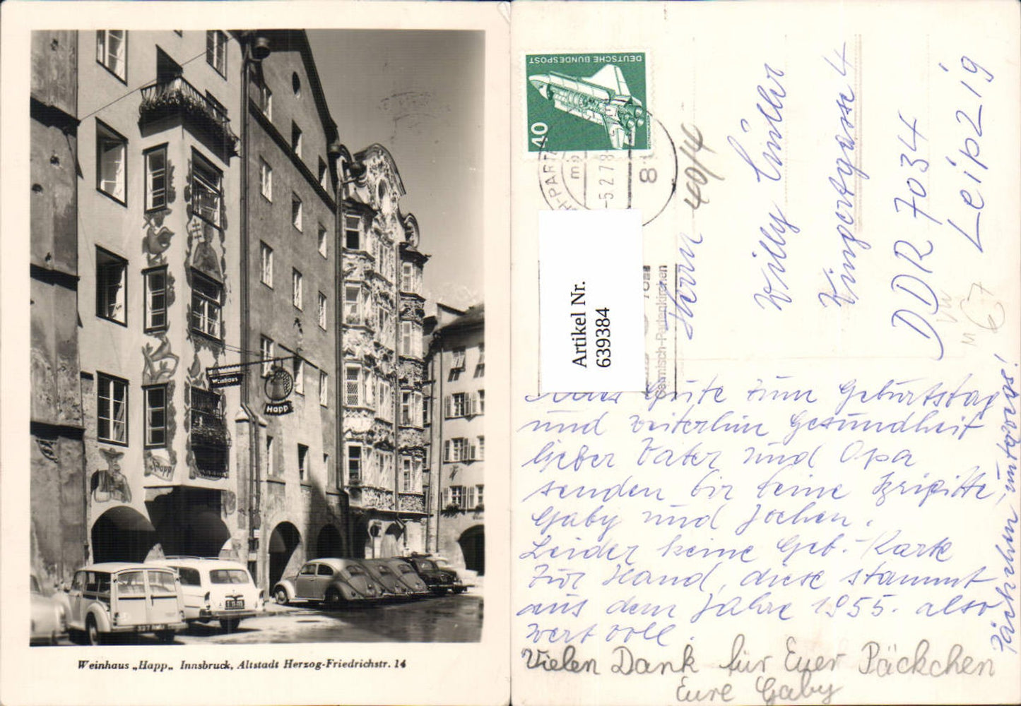 Alte Ansichtskarte – Old Postcard