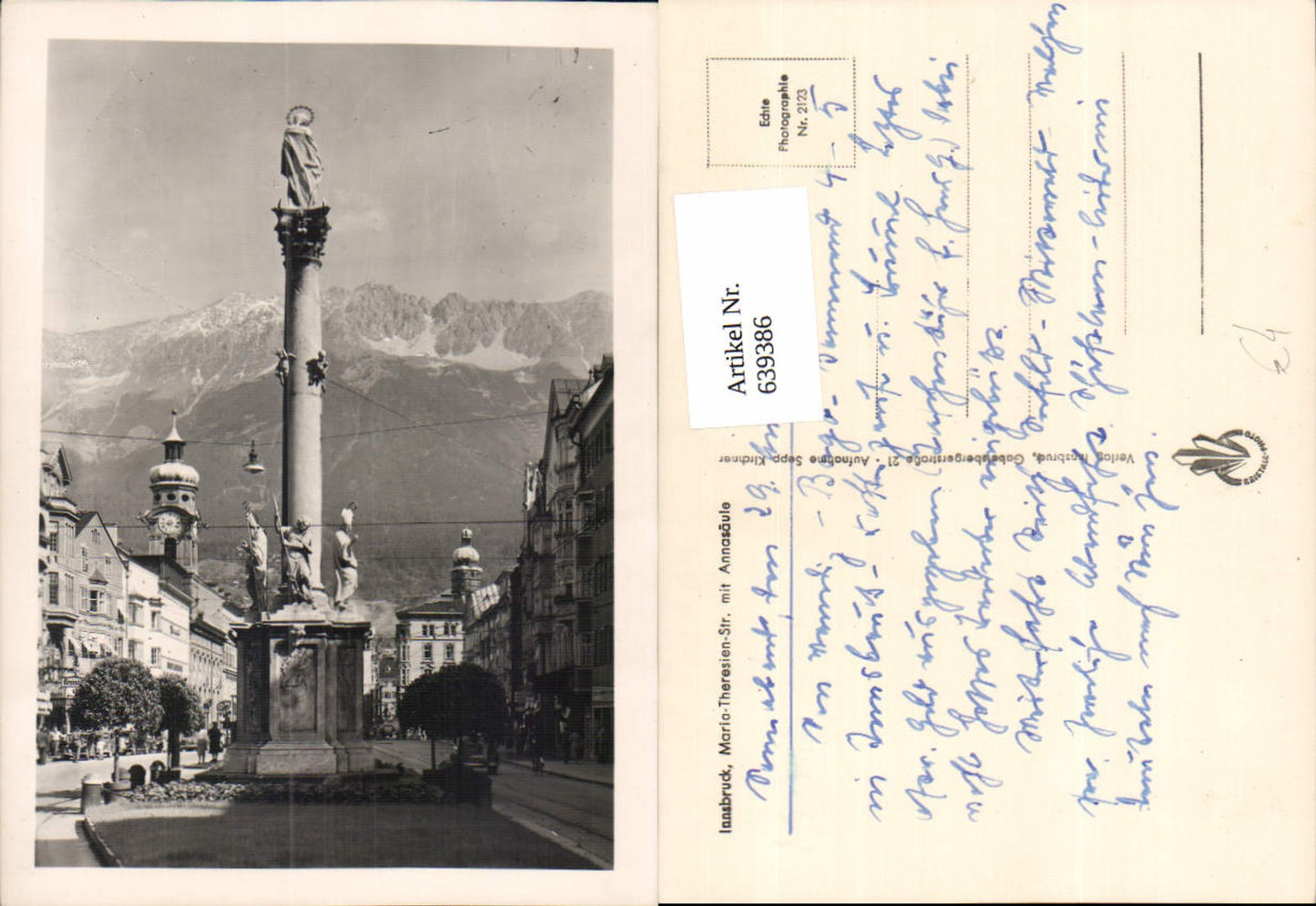 Alte Ansichtskarte – Old Postcard