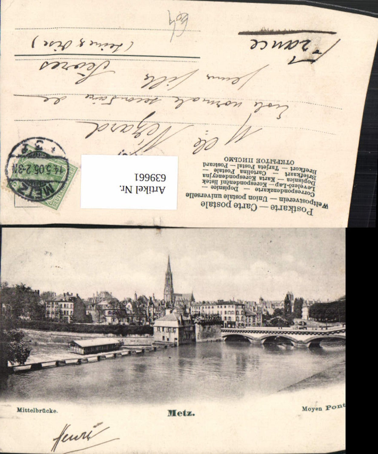 Alte Ansichtskarte – Old Postcard