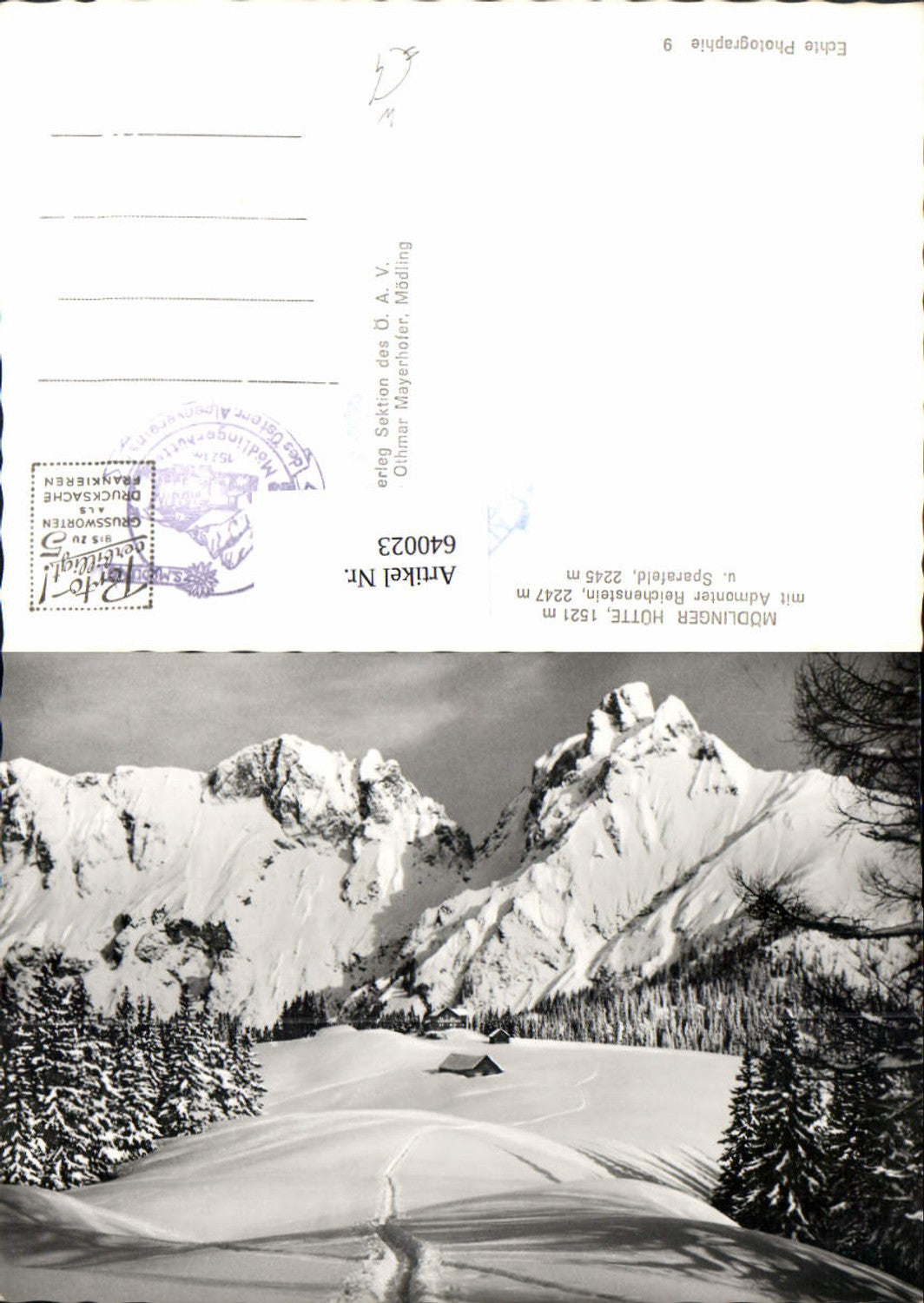 Alte Ansichtskarte – Old Postcard