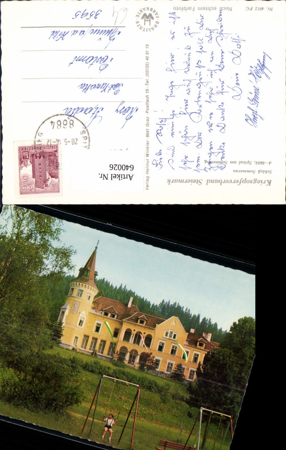 Alte Ansichtskarte – Old Postcard