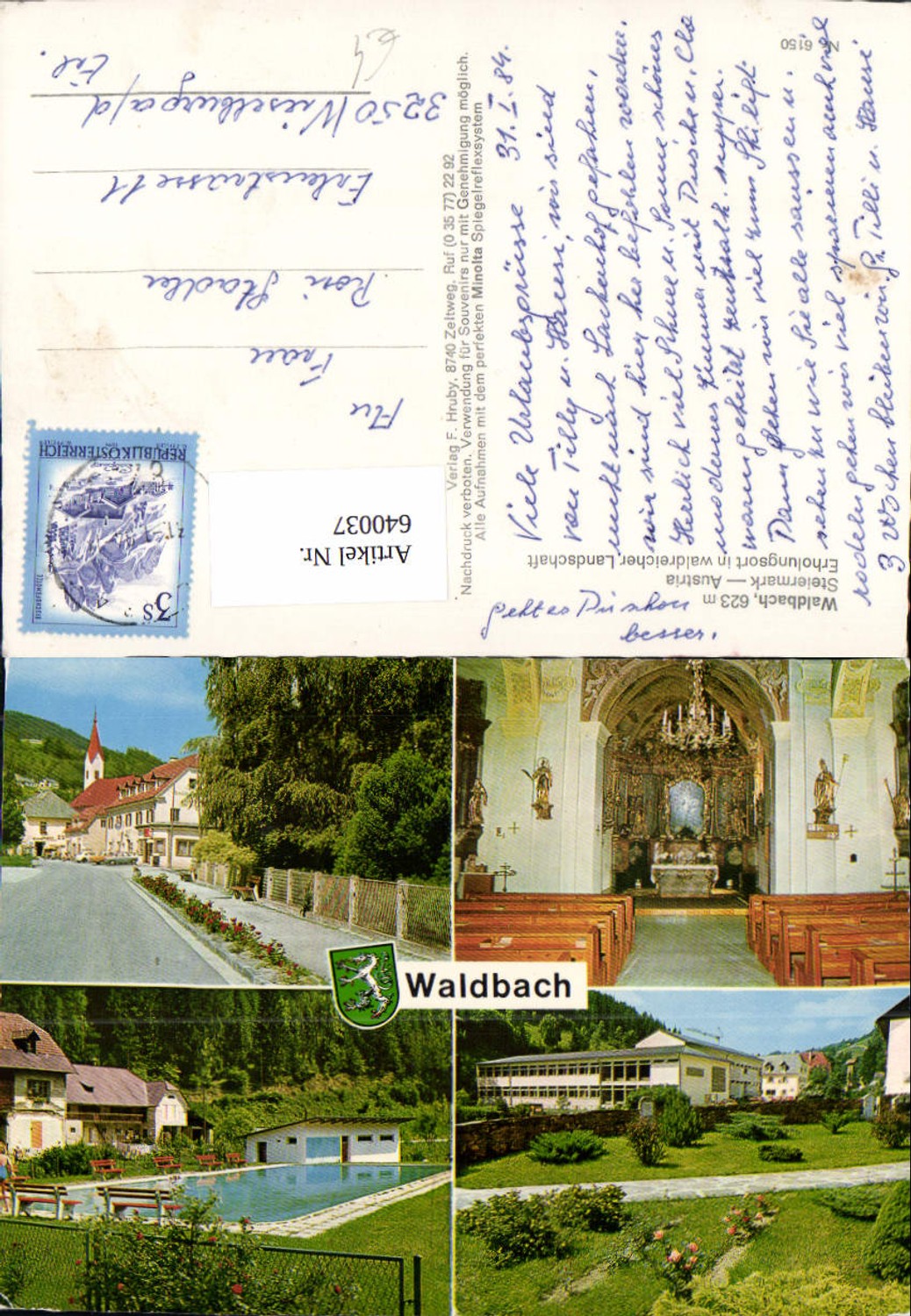 Alte Ansichtskarte – Old Postcard
