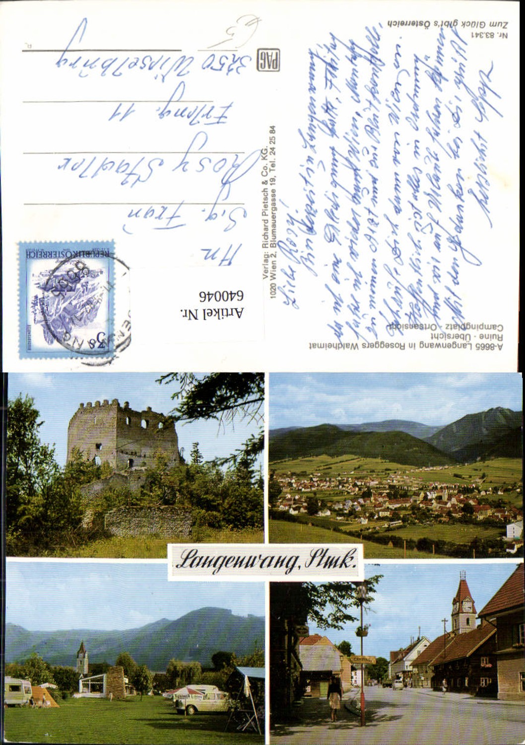 Alte Ansichtskarte – Old Postcard