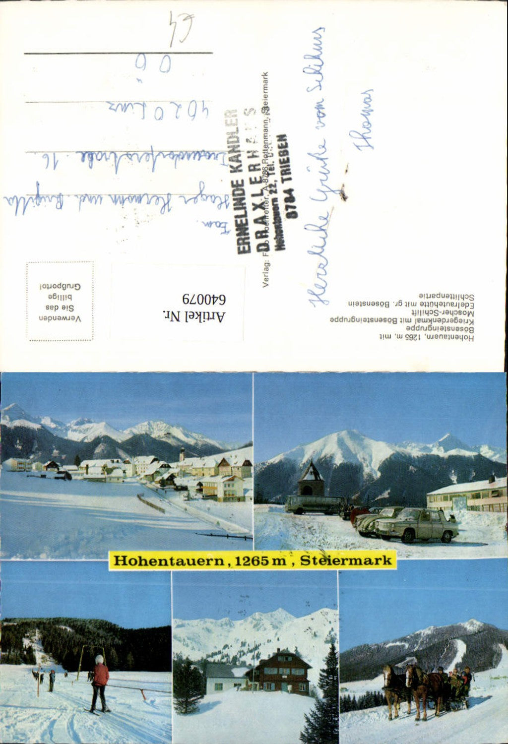 Alte Ansichtskarte – Old Postcard