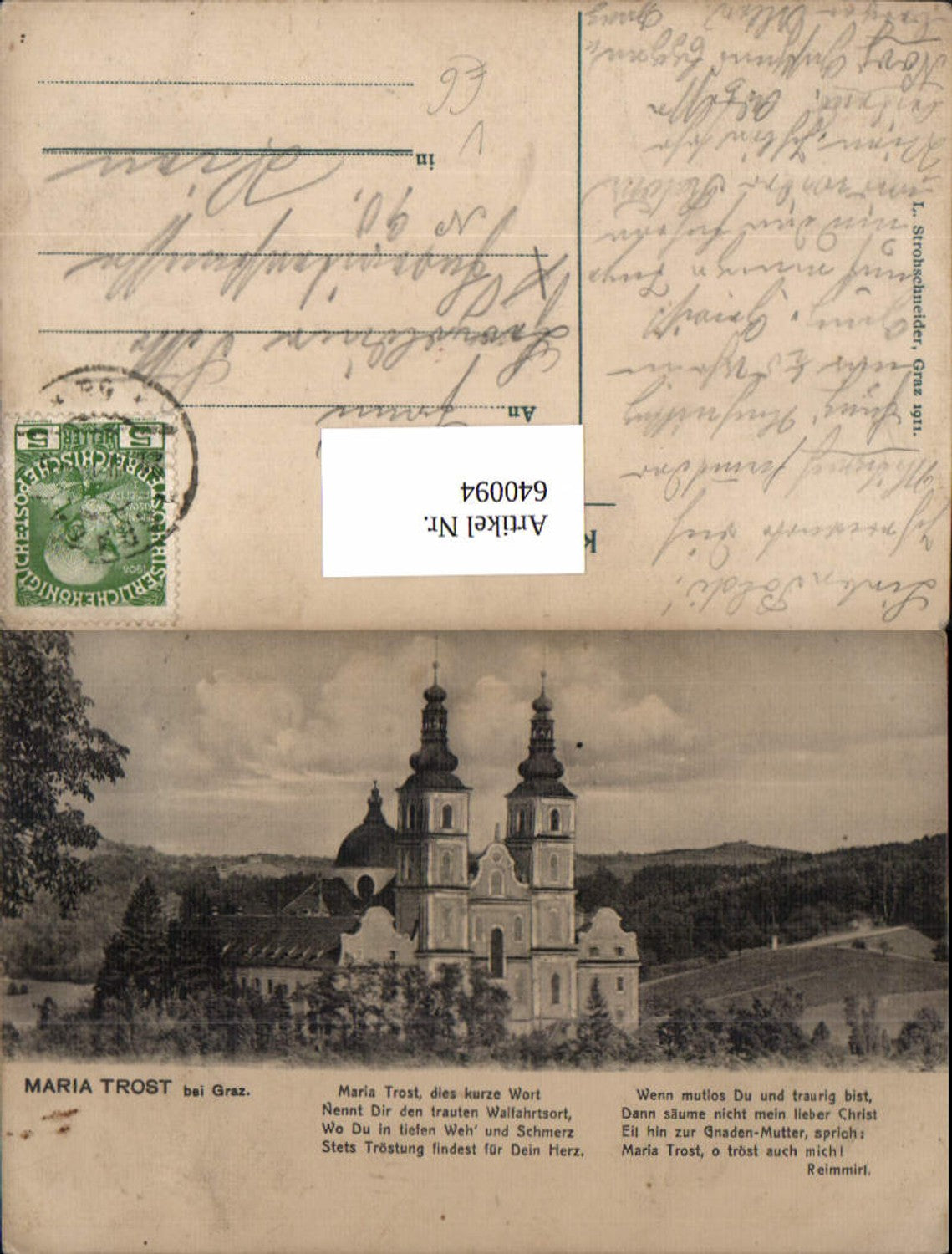Alte Ansichtskarte – Old Postcard