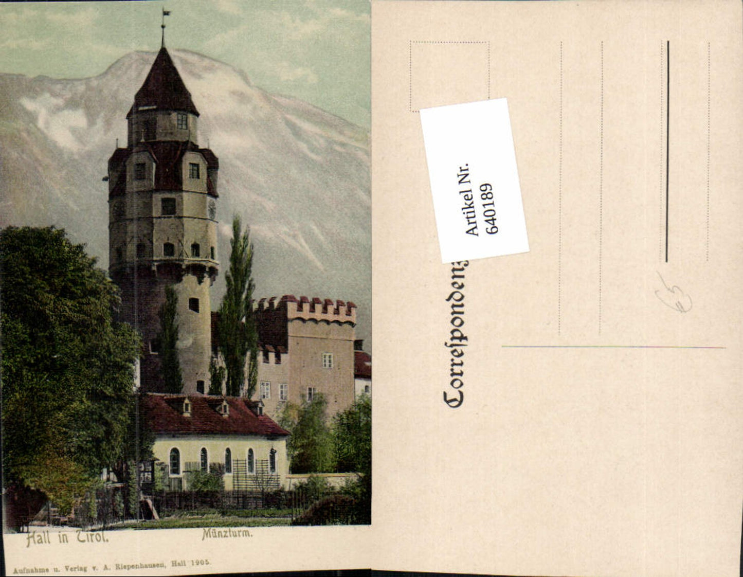 Alte Ansichtskarte – Old Postcard