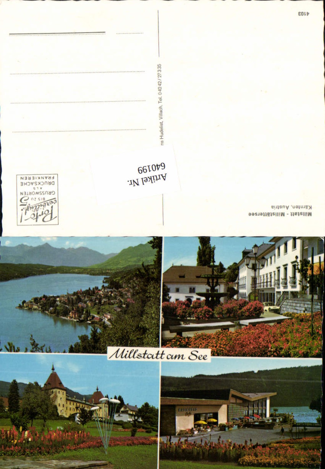 640199,Millstatt am Millstättersee