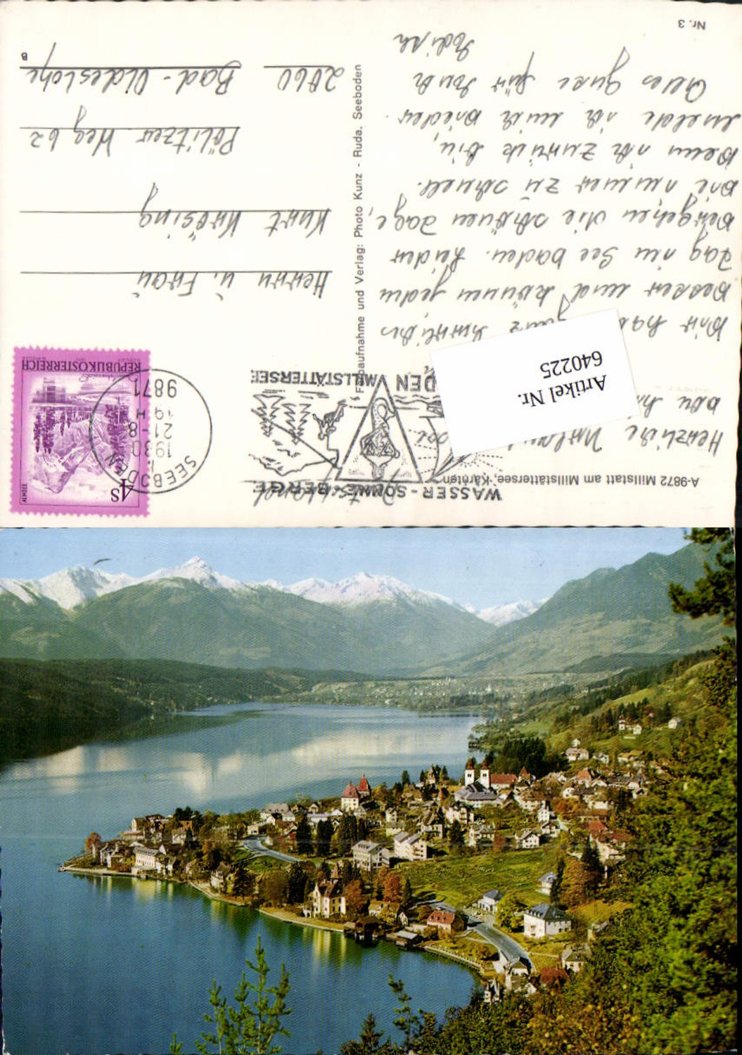 640225,Millstatt am Millstättersee