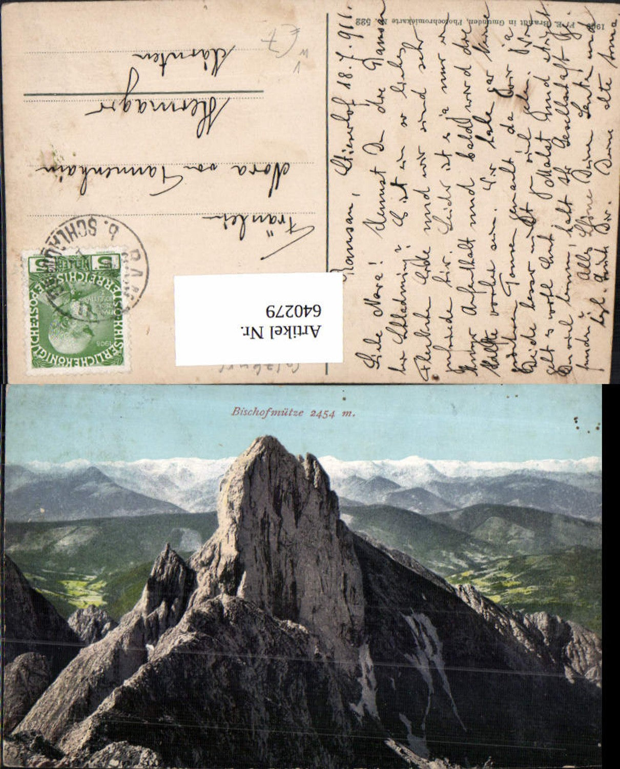 640279,Bischofmütze bei Gosau pub Brandt 522