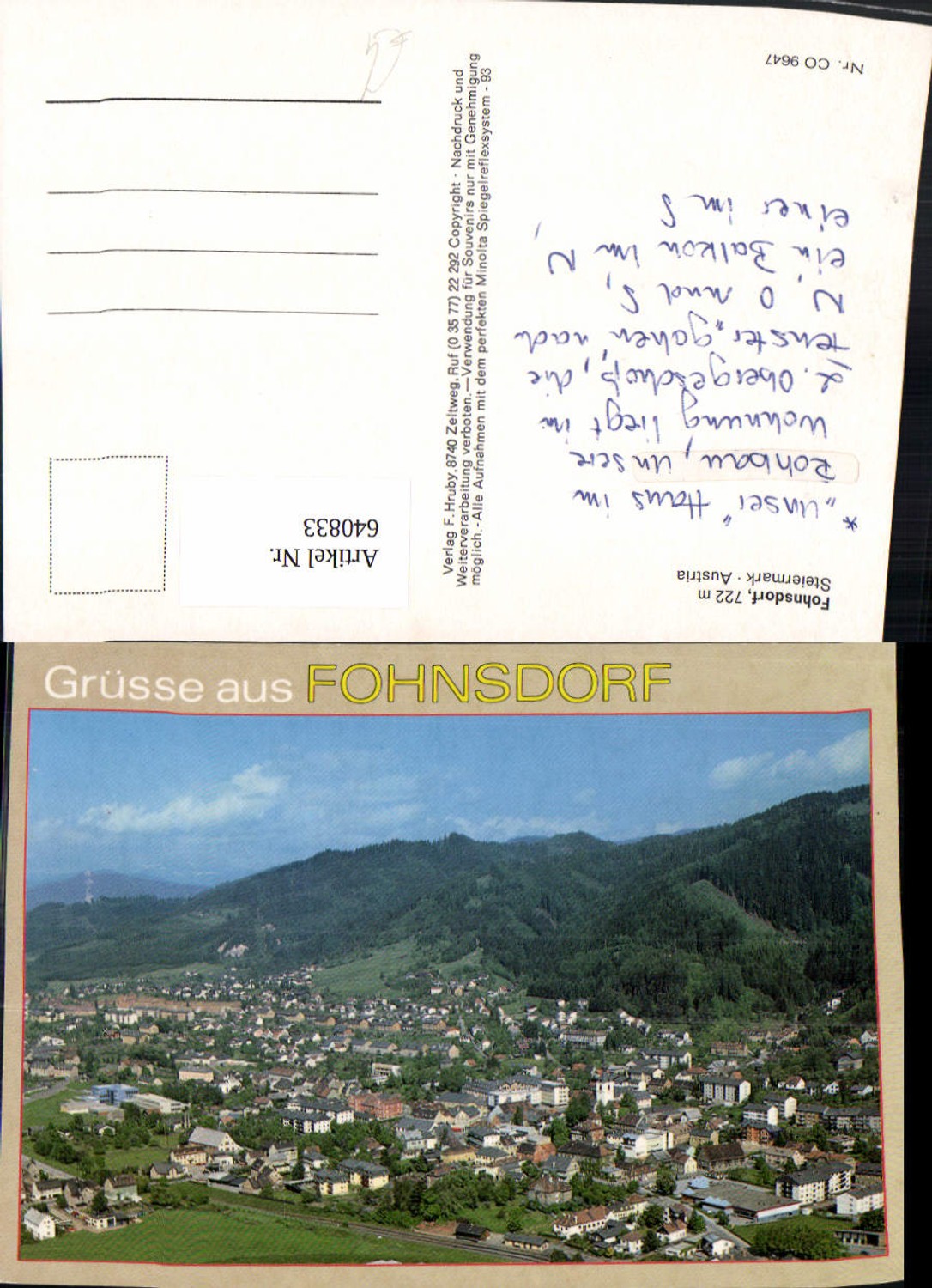 Alte Ansichtskarte – Old Postcard