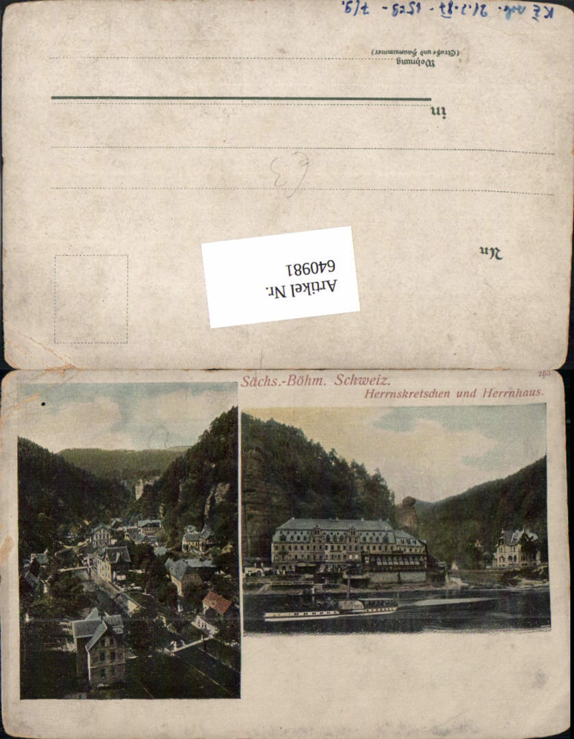 Alte Ansichtskarte – Old Postcard