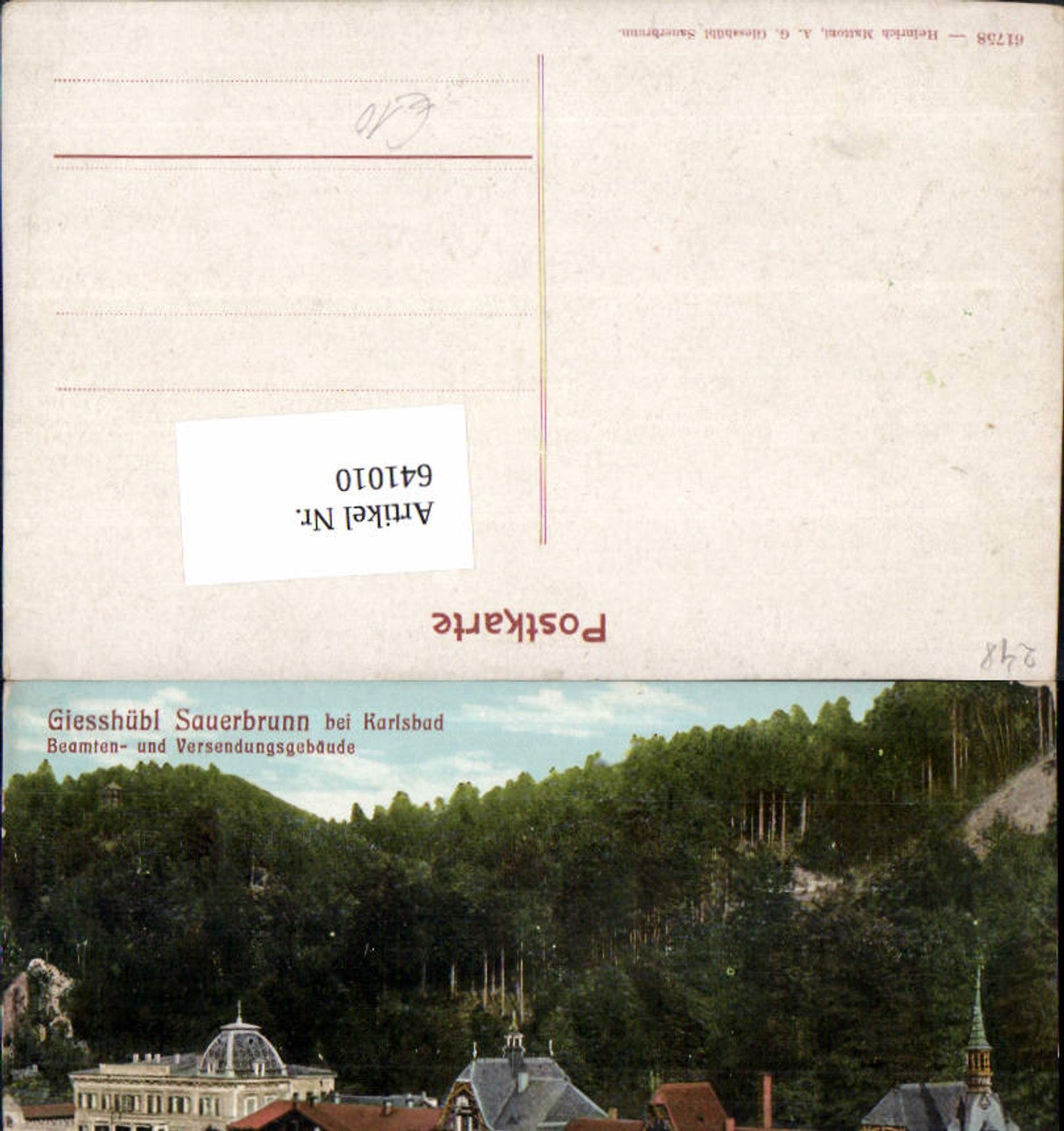 Alte Ansichtskarte – Old Postcard
