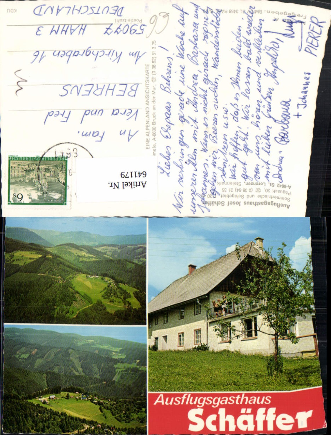 Alte Ansichtskarte – Old Postcard
