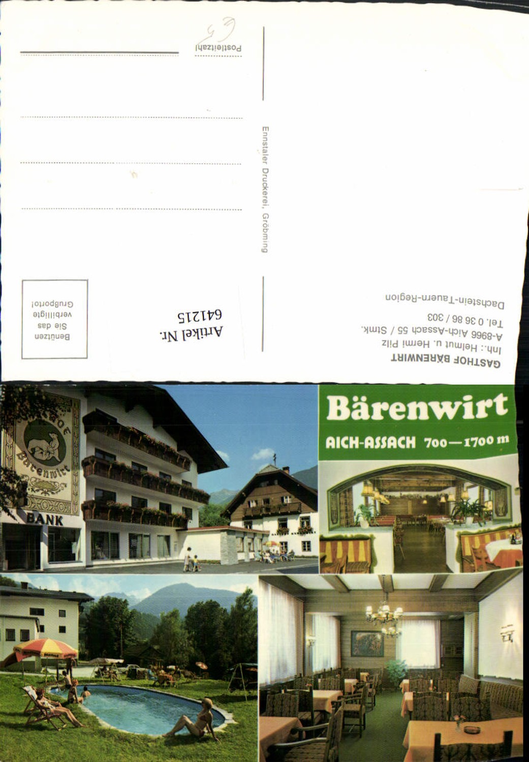 Alte Ansichtskarte – Old Postcard