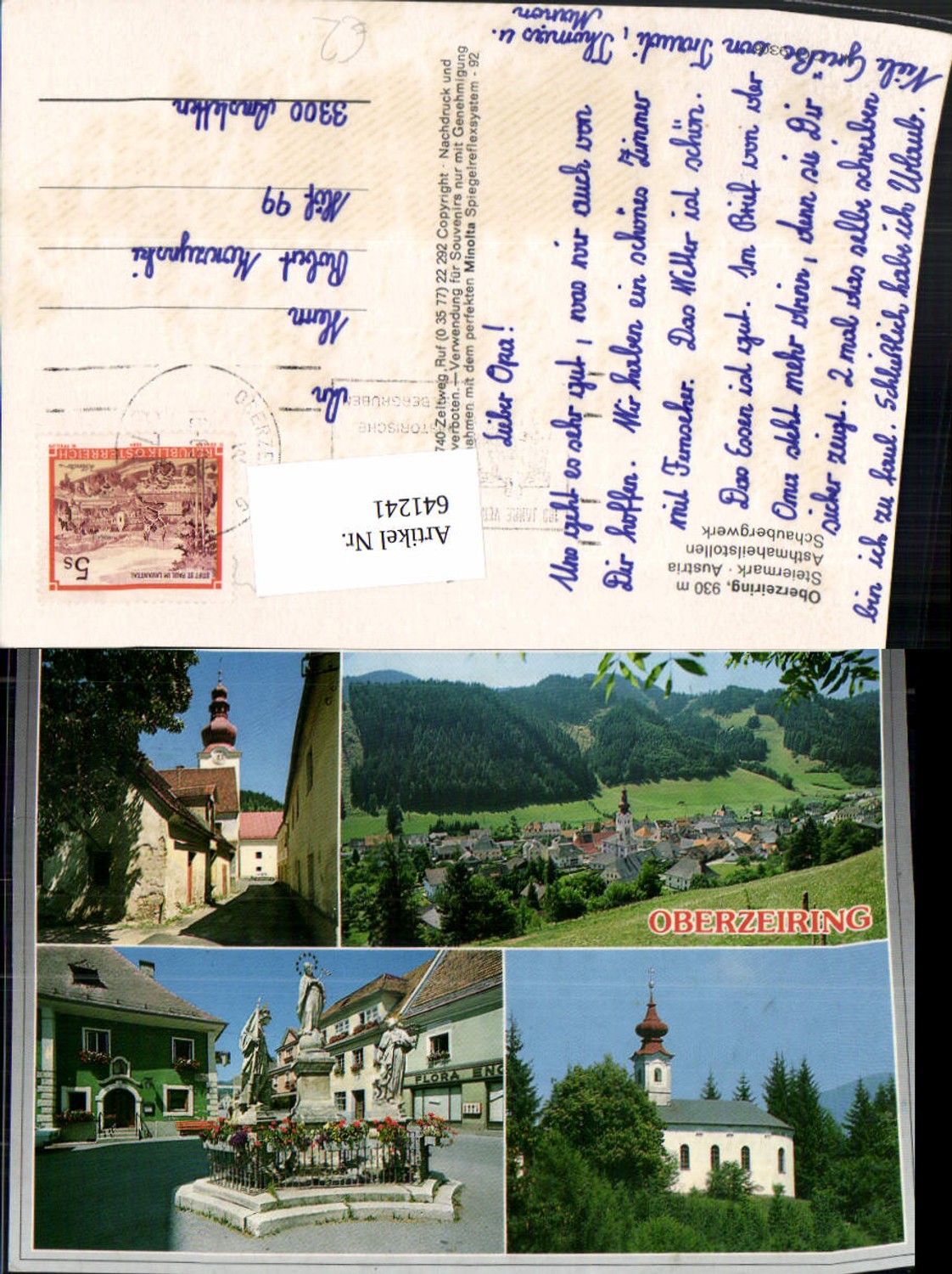 Alte Ansichtskarte – Old Postcard