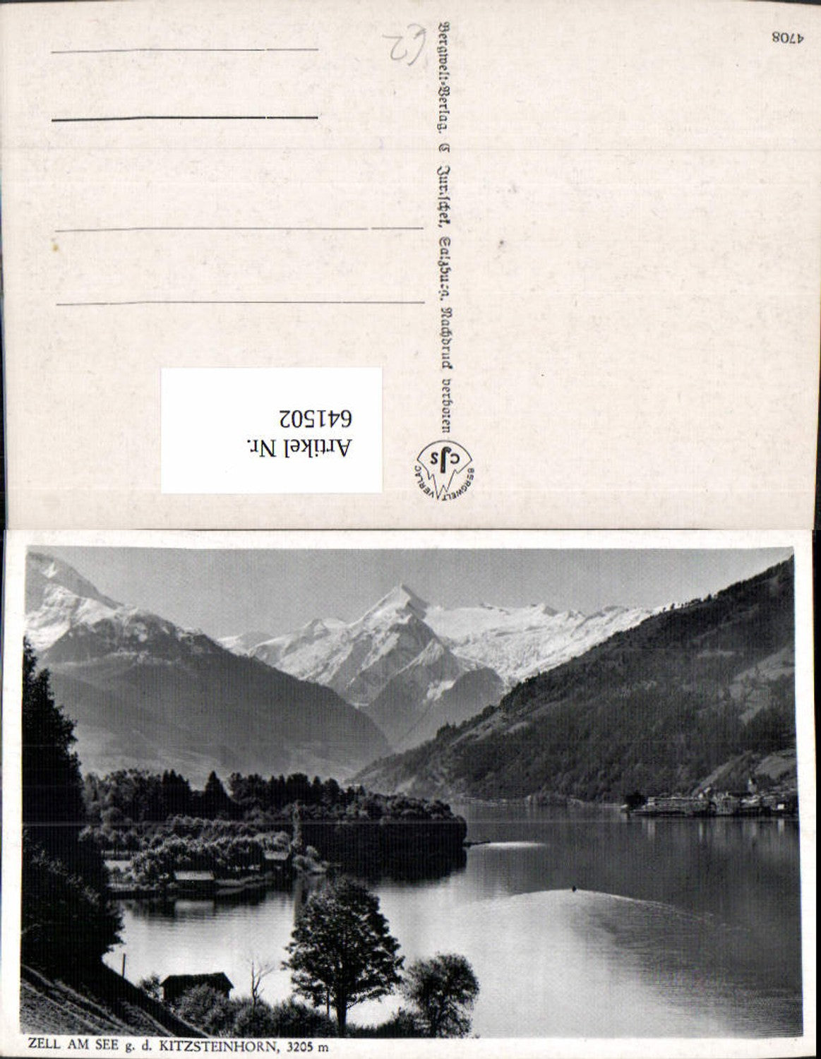 641502,Zell a. See geg. d. Kitzsteinhorn