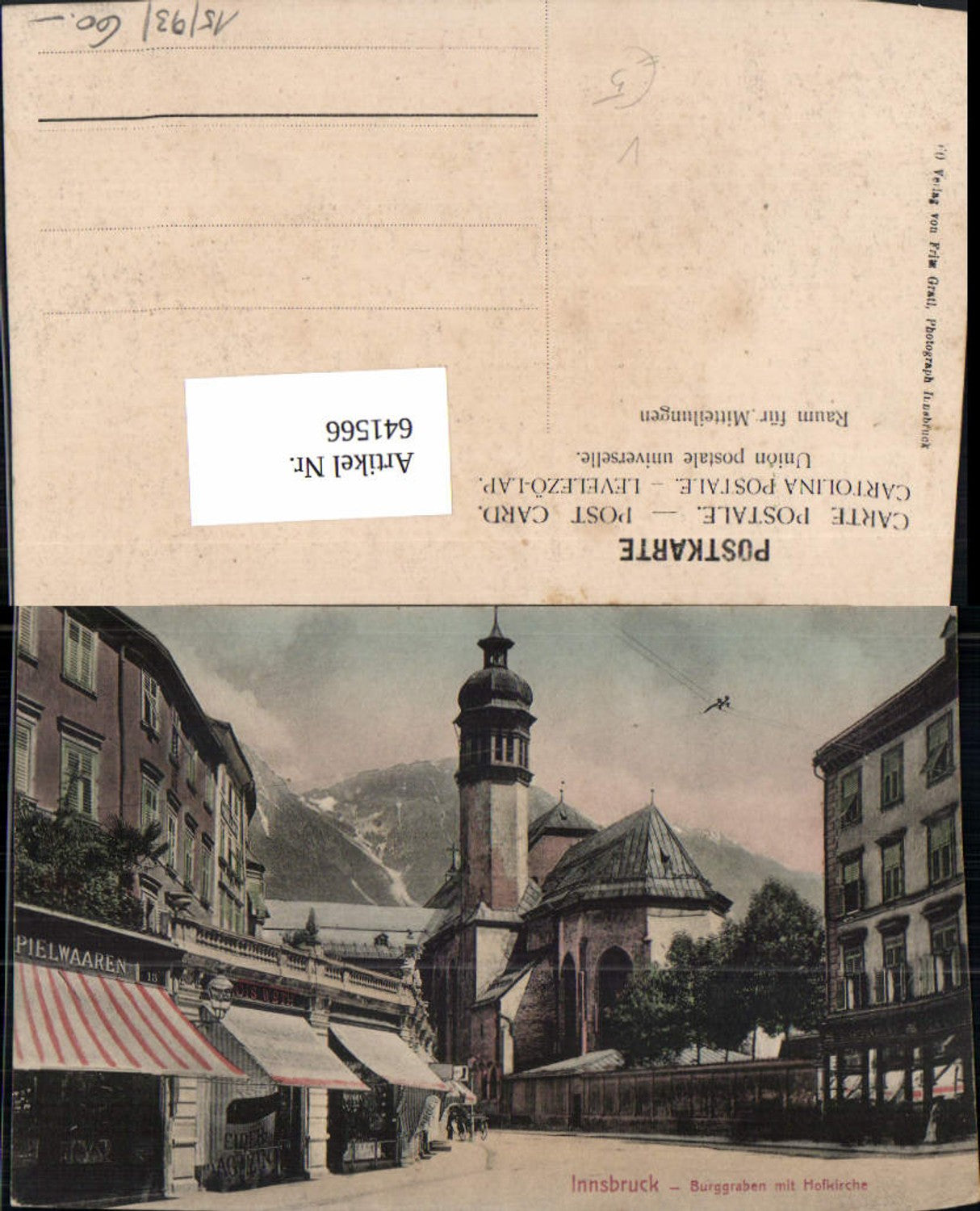 Alte Ansichtskarte – Old Postcard