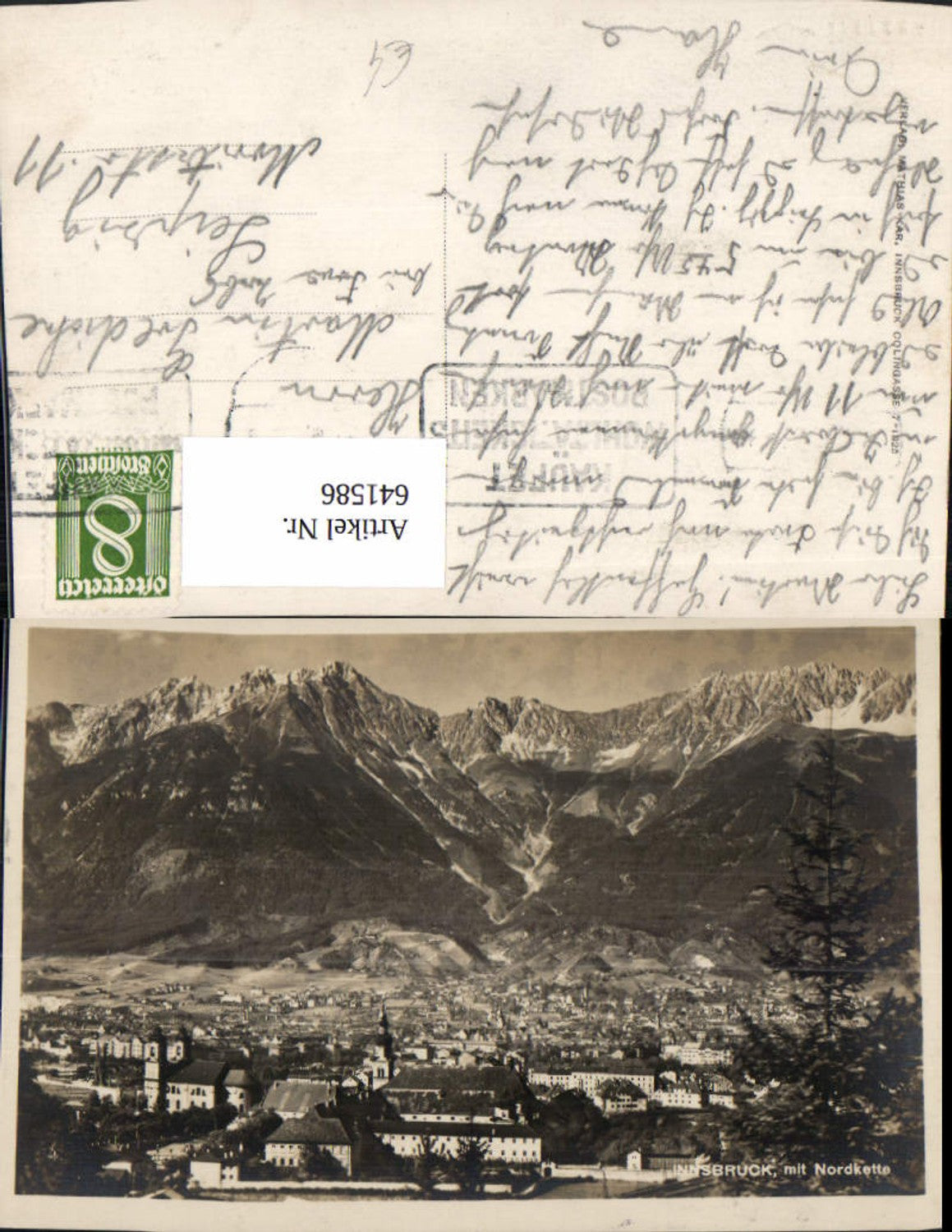 Alte Ansichtskarte – Old Postcard