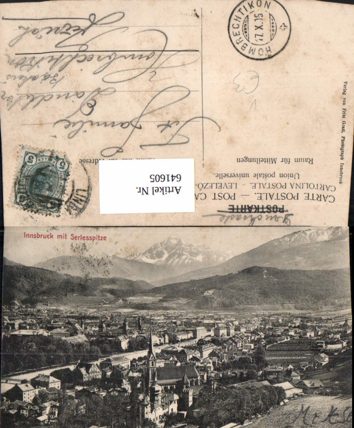 Alte Ansichtskarte – Old Postcard