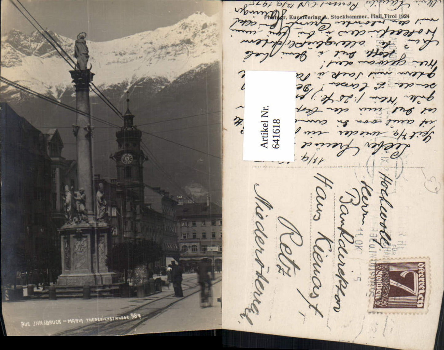 Alte Ansichtskarte – Old Postcard