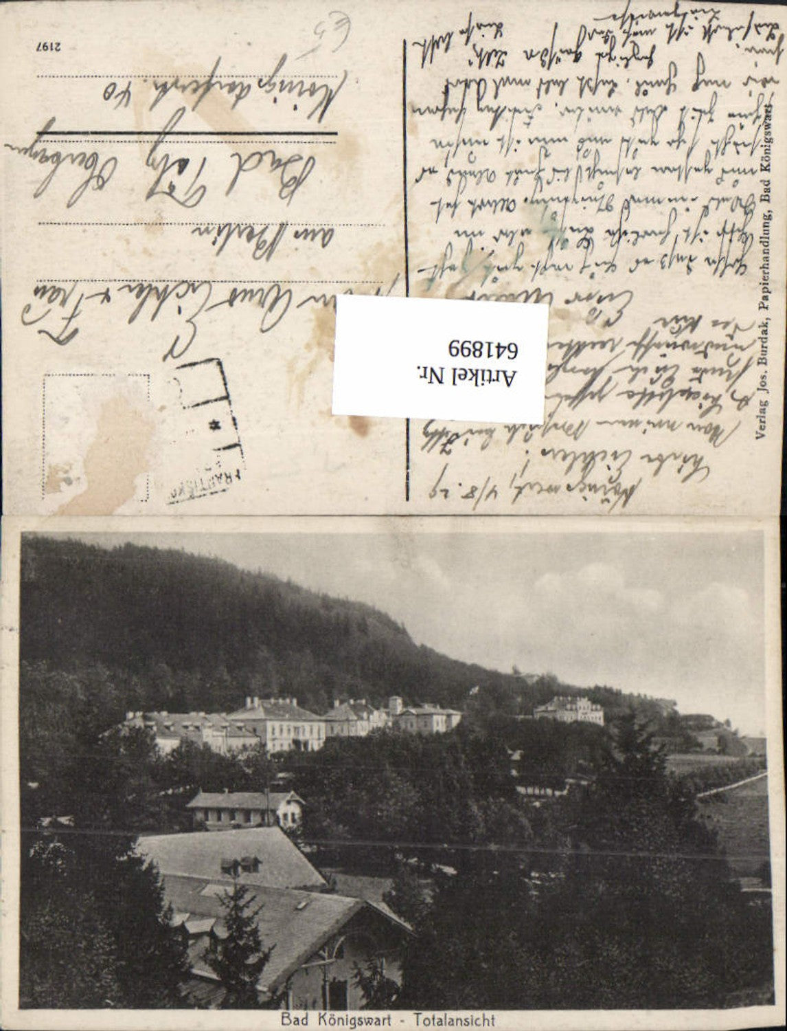 Alte Ansichtskarte – Old Postcard