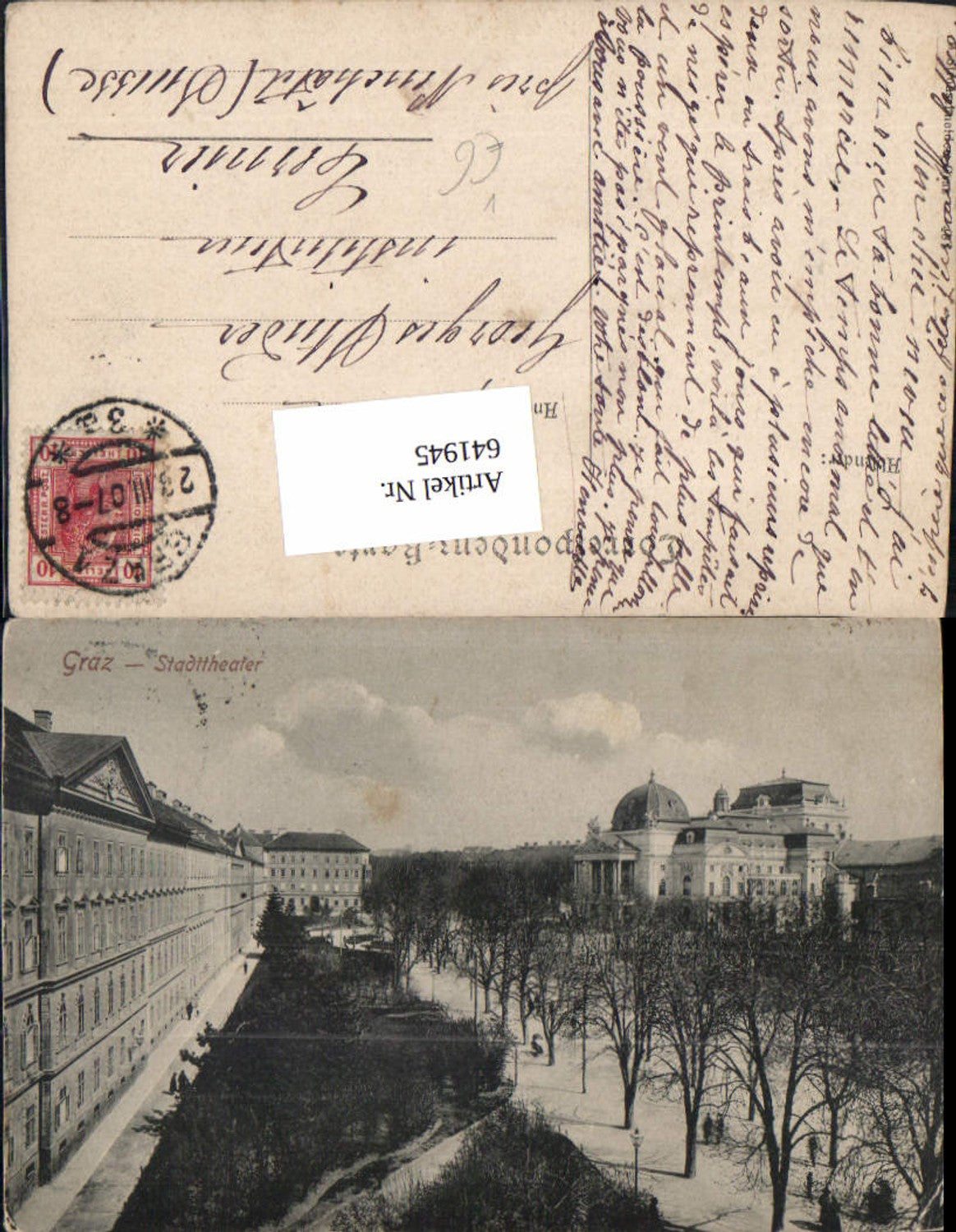 Alte Ansichtskarte – Old Postcard